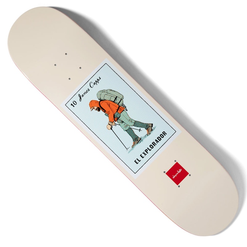 Chocolate James Capps Loteria Deck Beige 8.5 x 31.75 WB:14.25