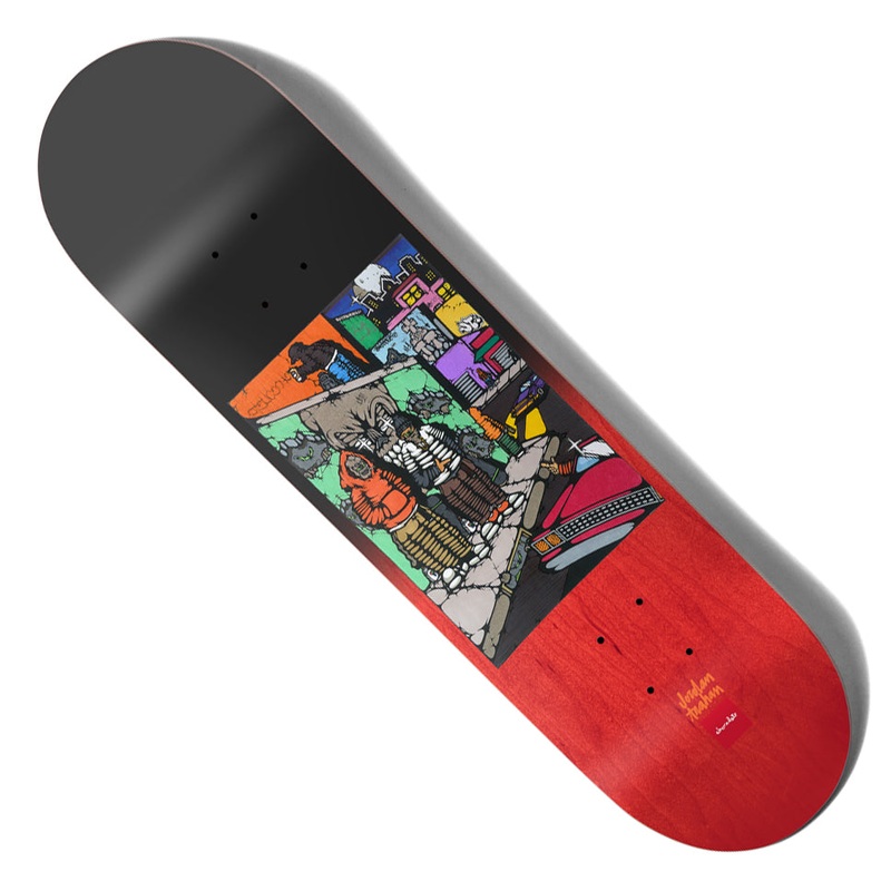 Chocolate Jordan Trahan Fiendin Deck Black/ Red 8.25 x 31.875 WB:14