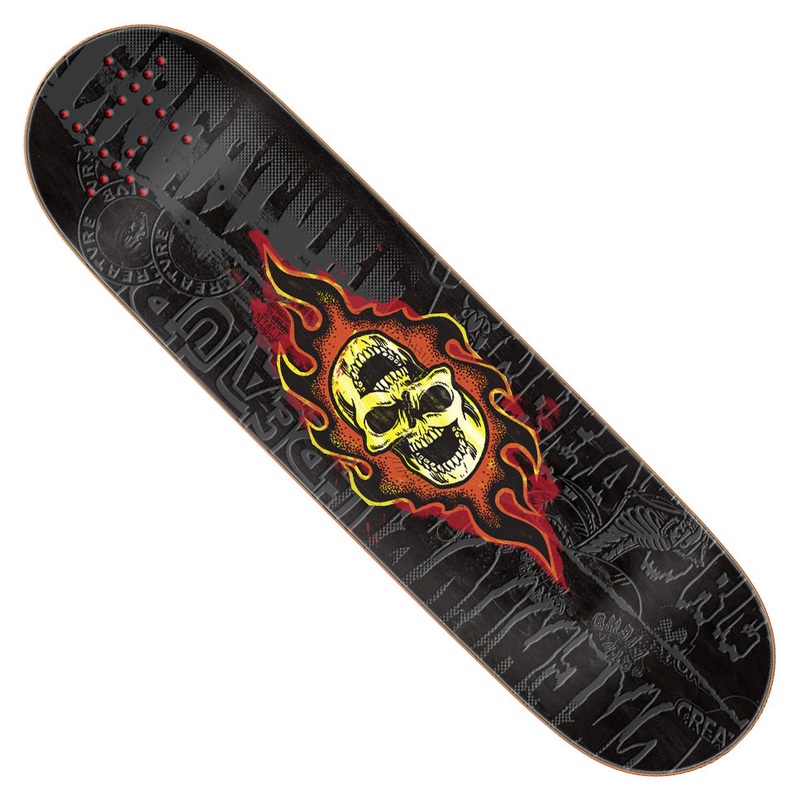 Creature Skateboards Evil Twins Twin Tail Deck Black 8.6 x 32.1 WB:14.3