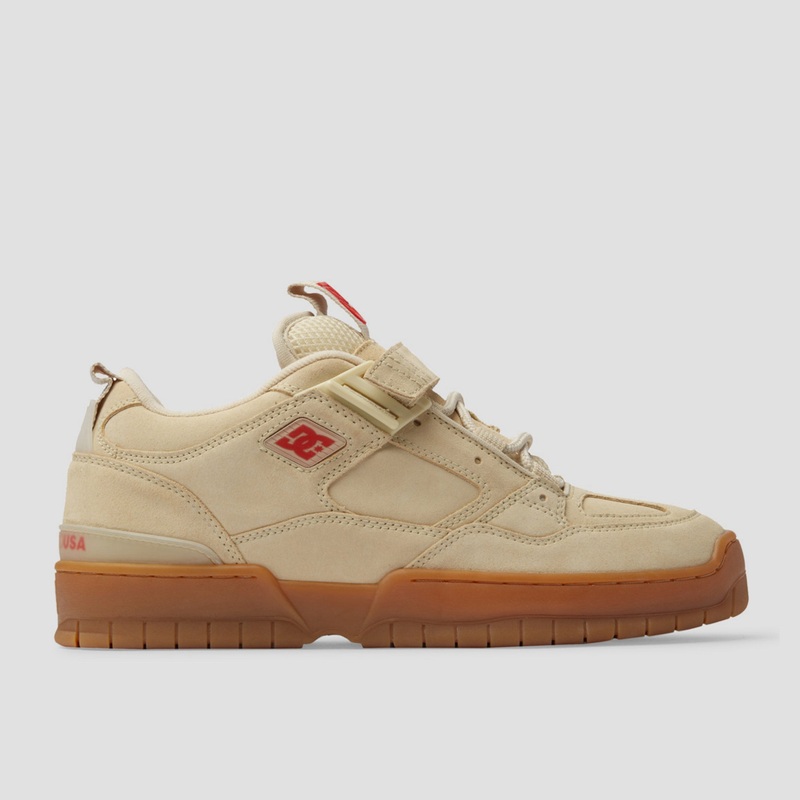 DC JS-1 Skate Shoe Tan UK8
