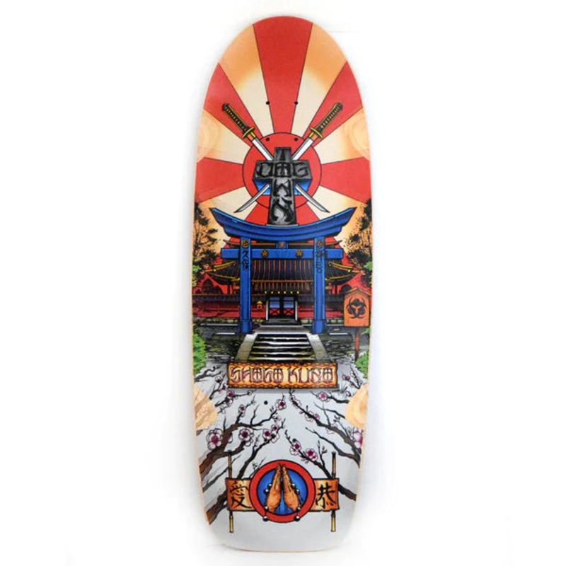 Dogtown Shogo Kubo Tribute 70s Rider Deck 10.5″ X 31.325″ – Red Stain Tops 10.5