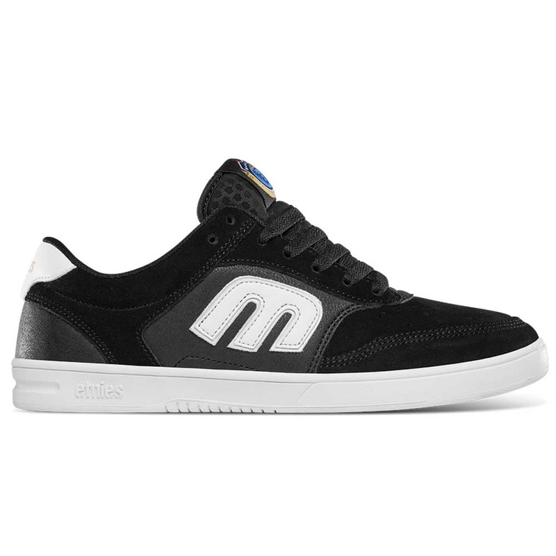 Etnies Aurelien Skate Shoes – Black White 7 Black White