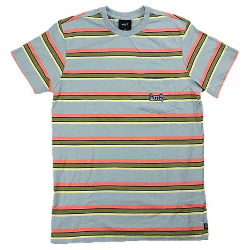 HUF 1993 Stripe Knit Shirt Ballad Blue 14