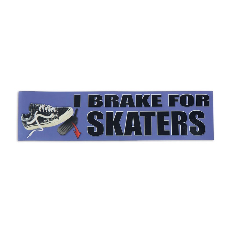 Jenkem Brake For Skaters Bumper Sticker Multicolor 12″