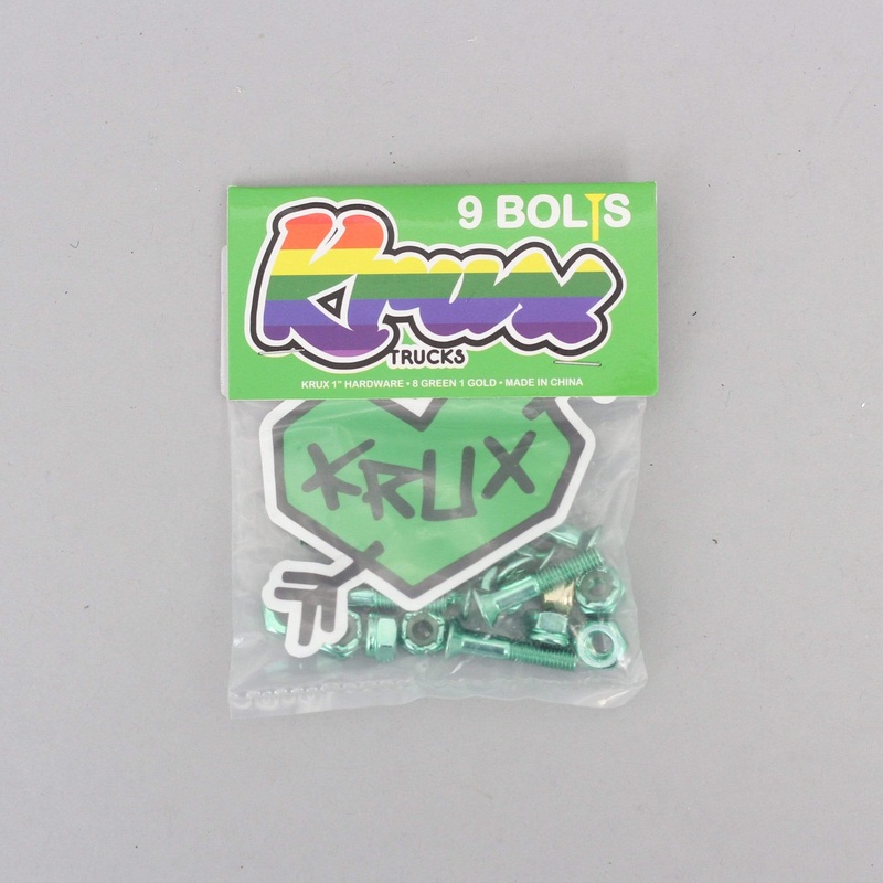 Krux 1 Phillips Krome Skateboard Bolts Green