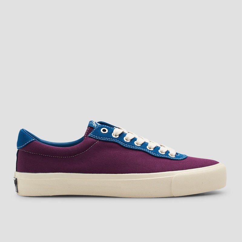 Last Resort AB x Julian Smith VM001 Lo Canvas Plum / Dirty Blue UK3