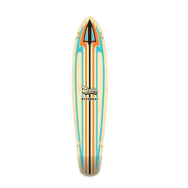 Longboard Bamboo Stingray 42″ Stella Kicktail – Deck
