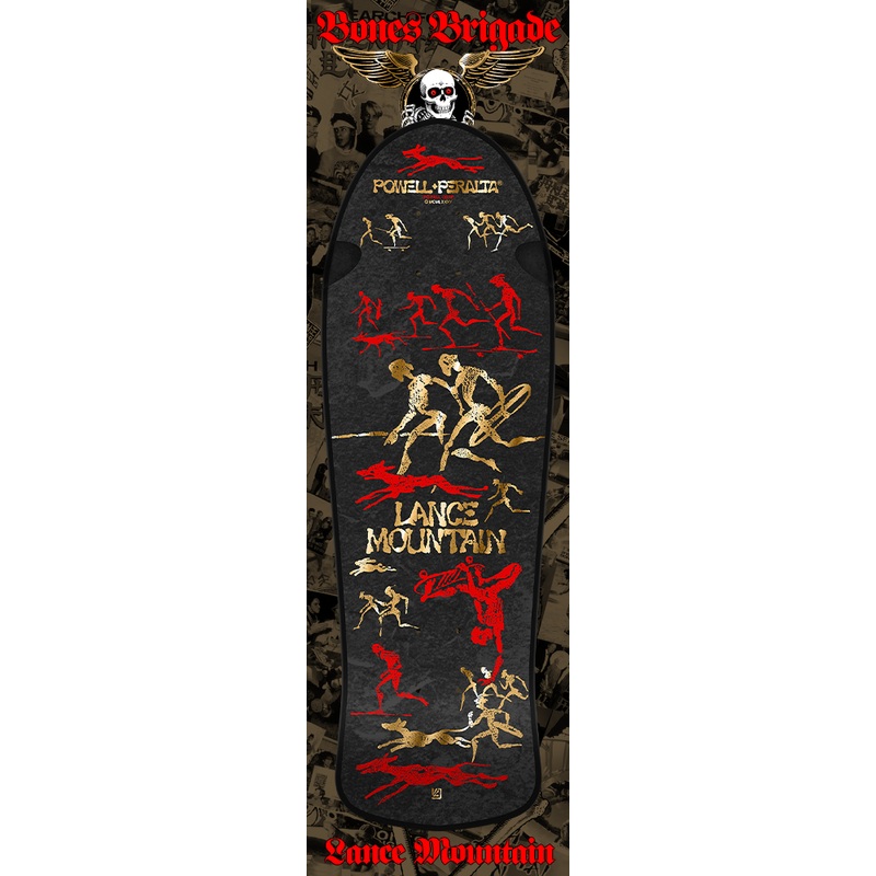 Powell Peralta Lance Mountain Primitive Bones Brigade Series 16 Skateboard Deck