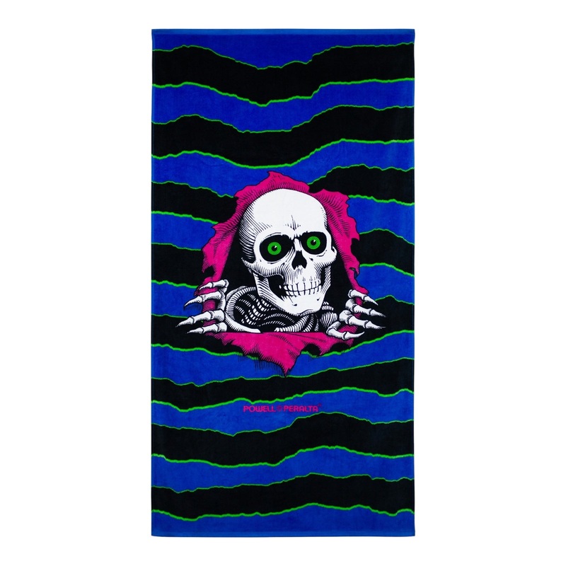Powell Peralta Ripper Beach Towel Blacklight OS
