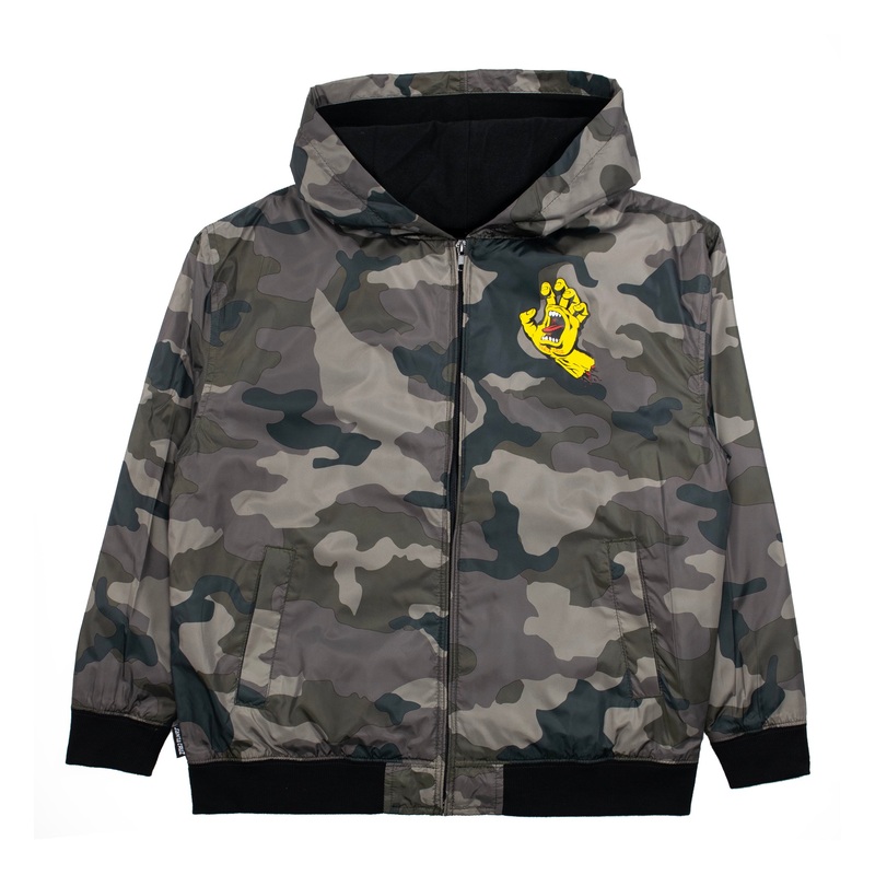 Santa Cruz Youth Screaming Hand Jacket – Camo Kids S