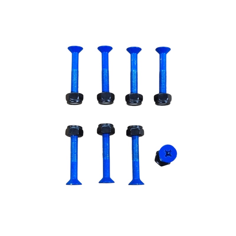 1-1/2″  Skateboard Hardware Bolts – BLUE