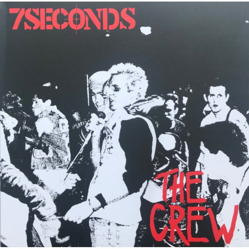 7 Seconds  The Crew Red & Black Galaxy Color Vinyl LP Record