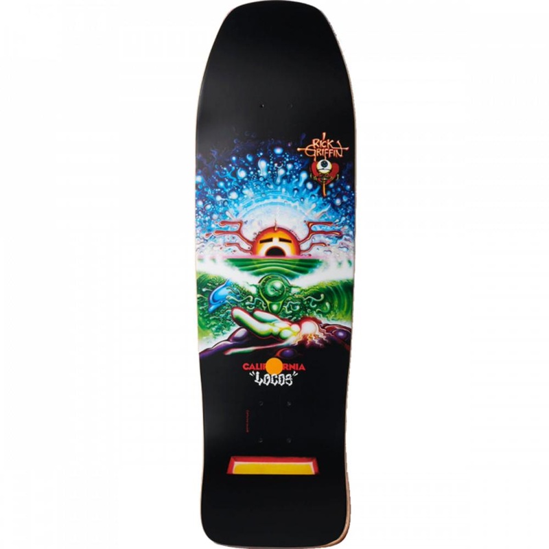 California Locos Rick Griffin Pacific Vibrations 32″ Longboard Deck Deck