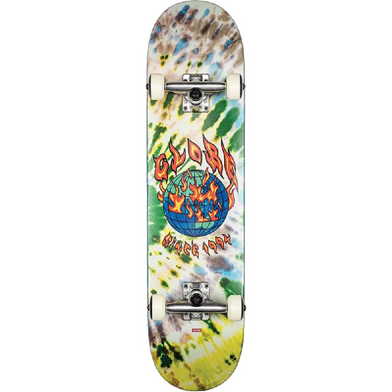 Globe Ablaze Tie Dye 7.75″ Skateboard Complete Complete