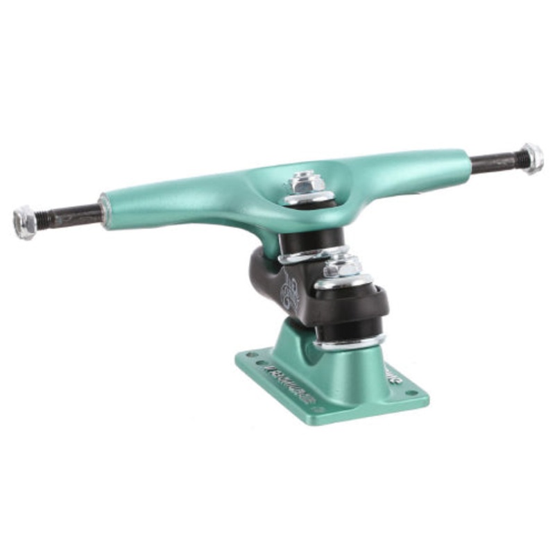 Gullwing Sidewinder II Trucks 9″ (Set of 2) – Aqua/Black/Aqua 9.0″