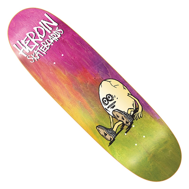 Heroin Skateboards Rainbow Egg Deck Rainbow 9.125 x 32 WB:14.25