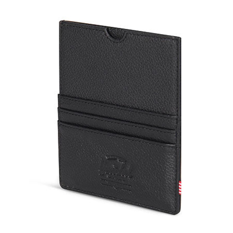 Herschel Supply Co. Eugene Leather Wallet Black N/A