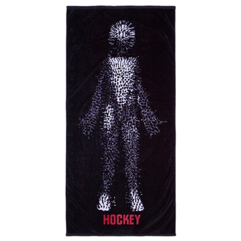 Hockey Newborn Towel Black One size fits all