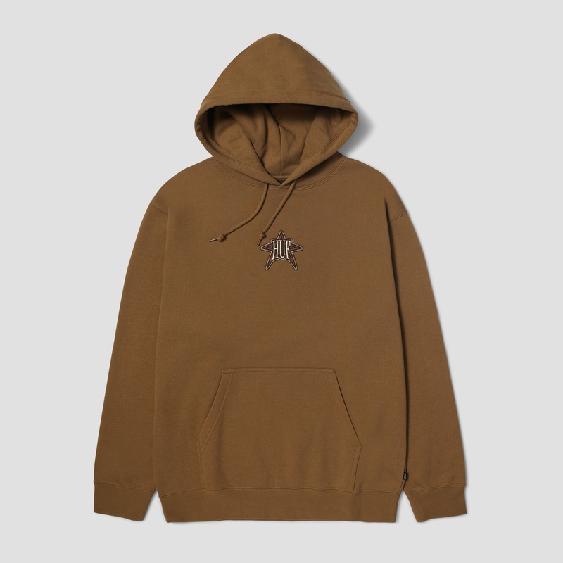 HUF Intergalactic Pullover Hood Mud Small