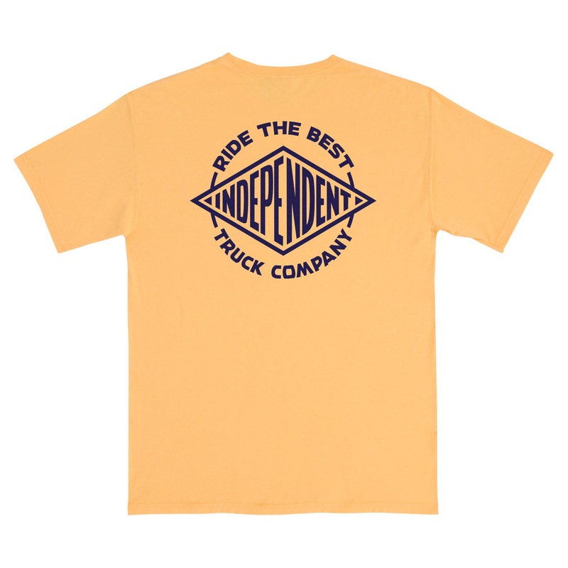 Independent Seal Summit Short Sleeve T-Shirt Small Butterscotch