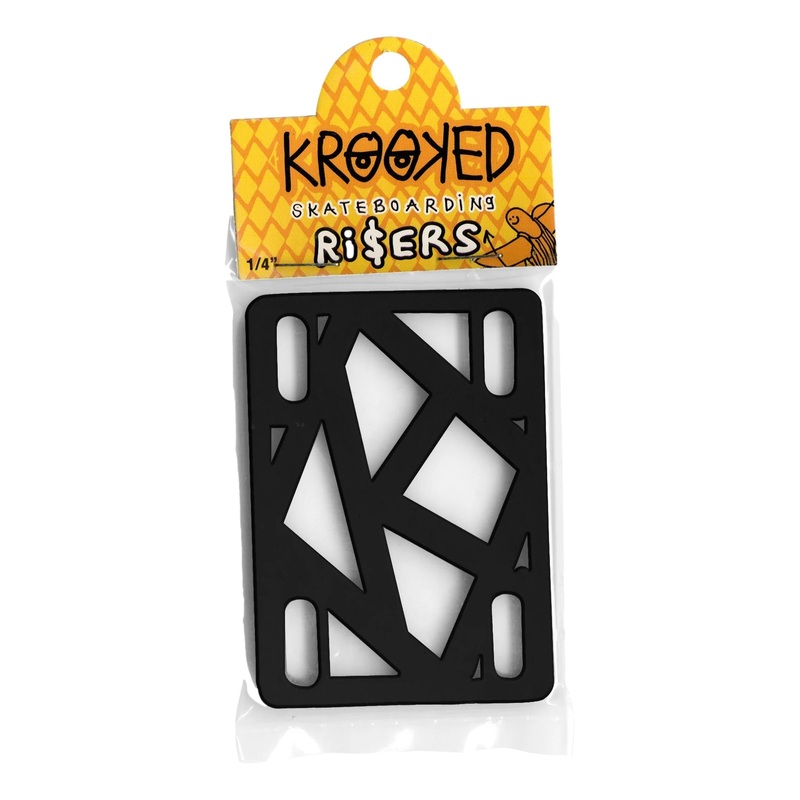 Krooked Riser Pads Black 1/4″