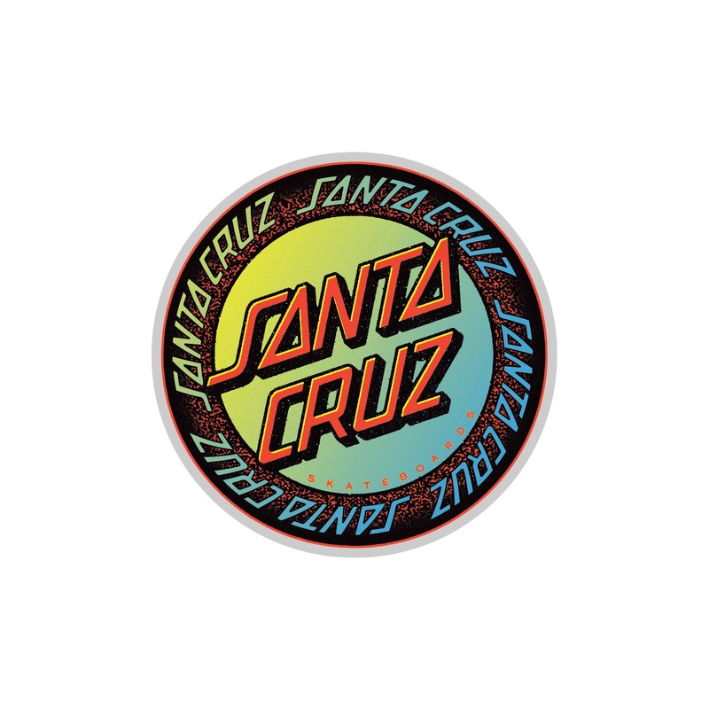Loud Ringed Dot 4.2in Santa Cruz Stickers (25 Pack) Multi 4.2 in