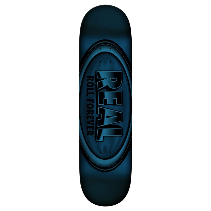 Real DBX Oval Blue Foil 8.50″ Skateboard Deck