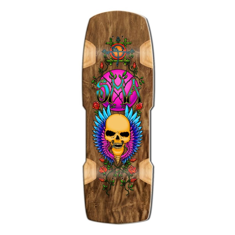 Santa Monica Airlines Wes Humpston 33″ Cruiser Deck Dark Stain