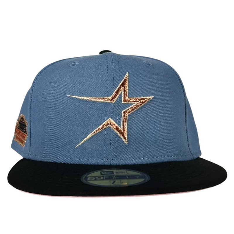 Seashell Sky Copper Astrodome the Original Houston Astros New Era Hat 5950 Fitted 5950 Day 6 7/8