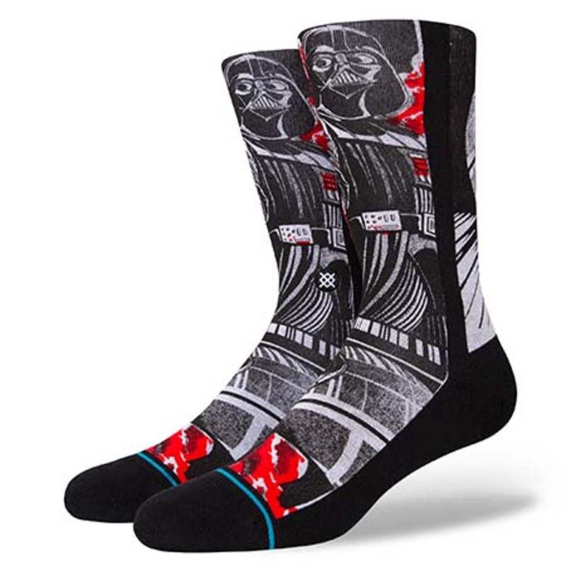 Stance Manga Vader Crew Socks Black Large