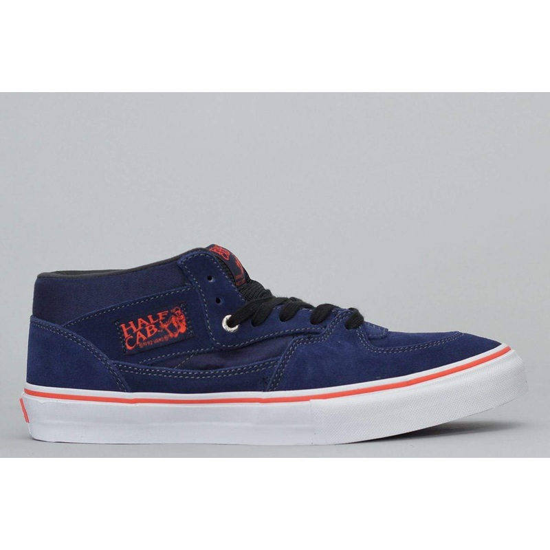 Vans Half Cab Pro Deep Blue / Bright Orange US7.5 /UK6.5