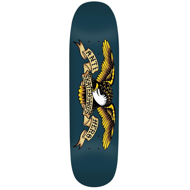 Anti Hero Skateboards “Shaped Eagle- Blue Meanie” 8.75″ Shaped Deck
