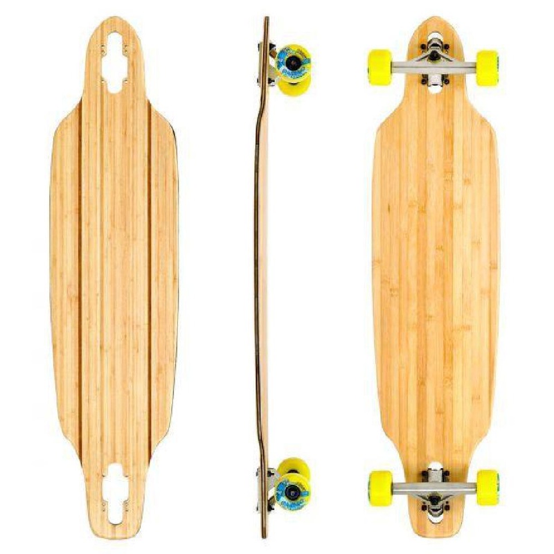 Bamboo Blank Short Directional Drop Through 37.5″ Longboard Deck Only