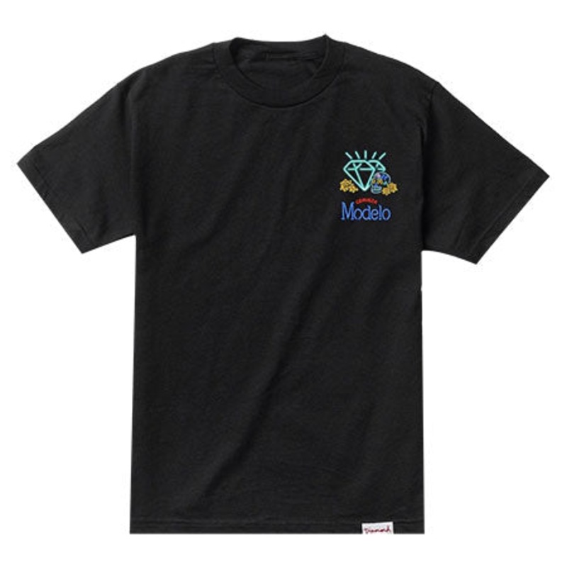 Diamond Diamond X Modelo Neon Sign T Shirt Black Large