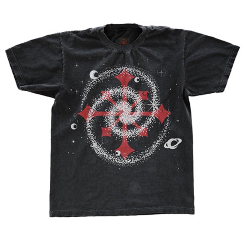 Disorder Skateboards Galactic T Shirt Washed Black Medium