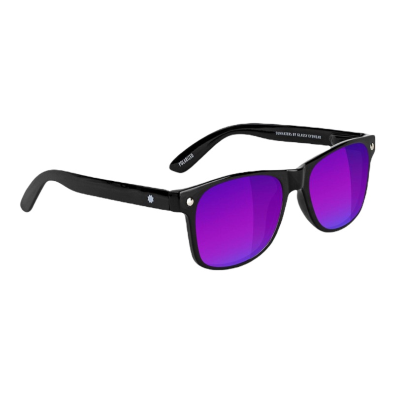 Glassy Leonard Polarized – Black/Blue Mirror OS