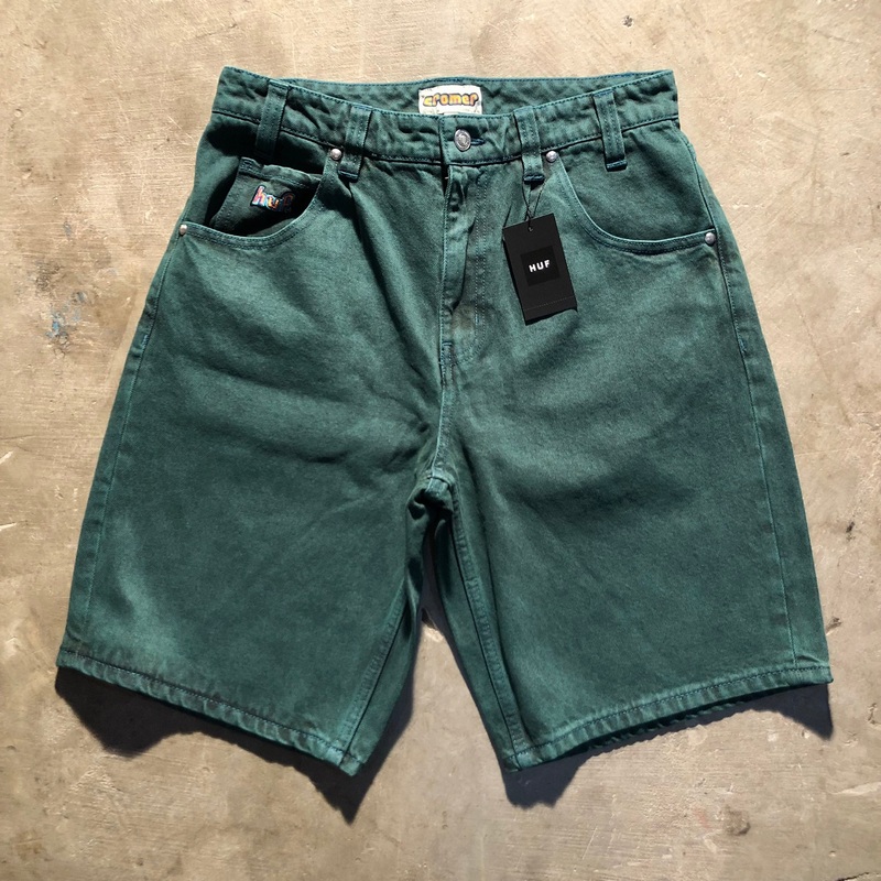 HUF – Cromer Denim Short – Sea Green 30