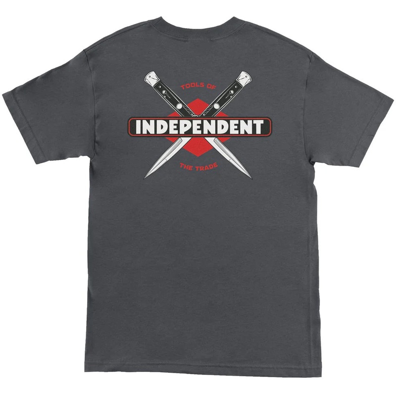 Independent Tools of The Trade T Shirt Charcoal Medium