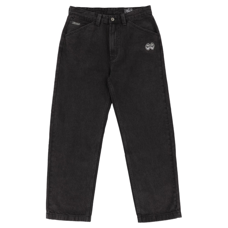 Krooked Eyes Denim Twill Jeans Black Small