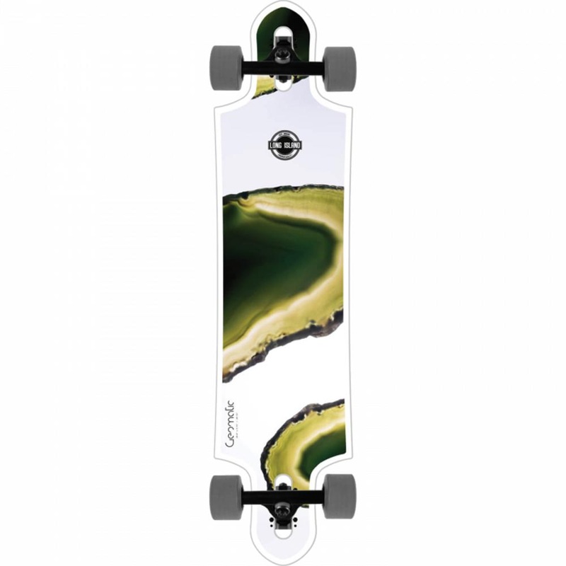 Long Island Geomatic 39.8″ Drop Through Longboard Complete