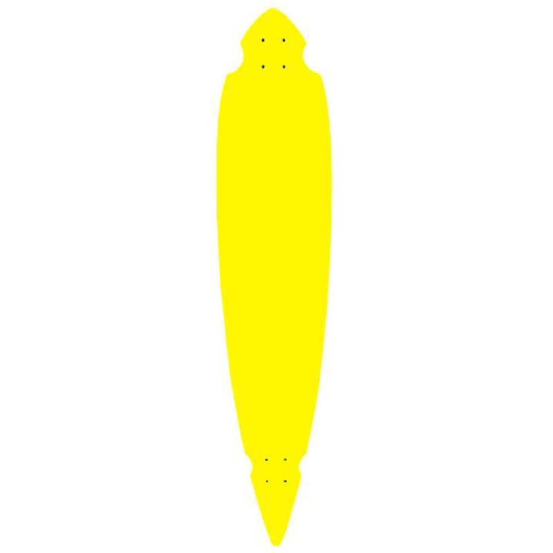 Moose – 9.25″ x 46″ Cut-Out Pintail Deck Yellow Deck