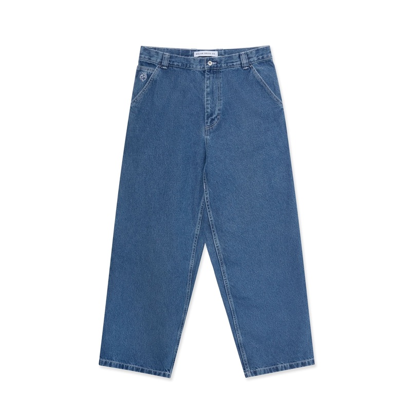 Polar Big Boy Work Pants Blue Wash M
