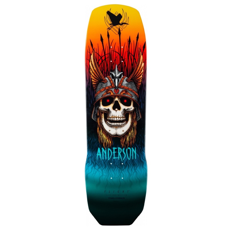 Powell Andy Anderson Heron Flight Skateboard Deck 9.13 9.13″ WB 15.0″