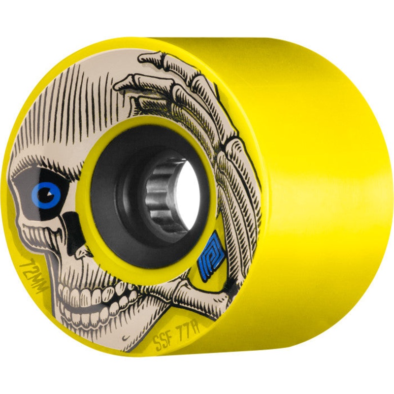 Powell Peralta Kevin Reimer 72mm 77A Yellow Skateboard Wheels