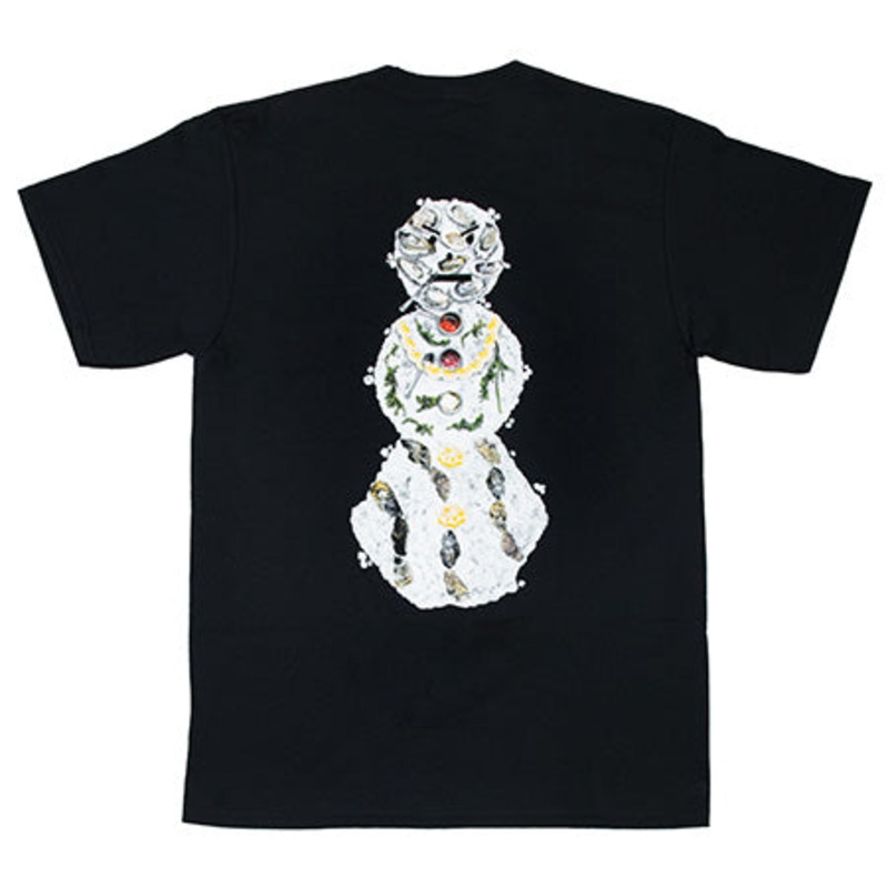 Quartersnacks Oyster Snackman T Shirt Black Extra Large