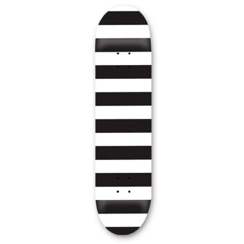 Skateboard 31″ SDS Graphic – Fat Stripe – White – 7.5″ – Deck