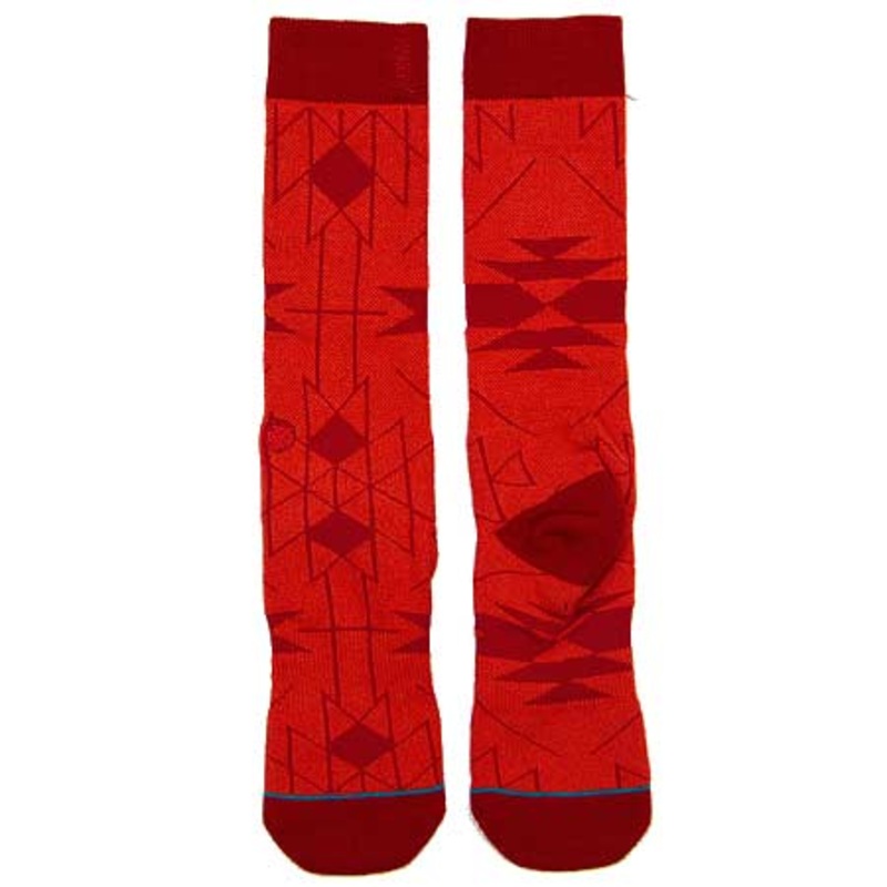 Stance Benbury Crew Socks Red Large