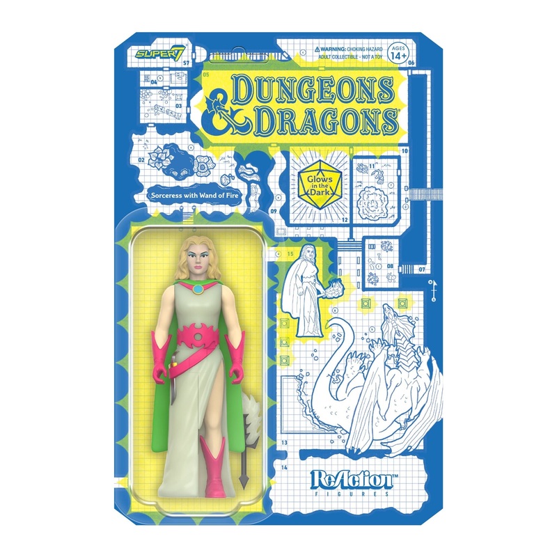 Super7 x DUNGEONS & DRAGONS – Sorceress (GLOW-IN-THE-DARK) ReAction Figure