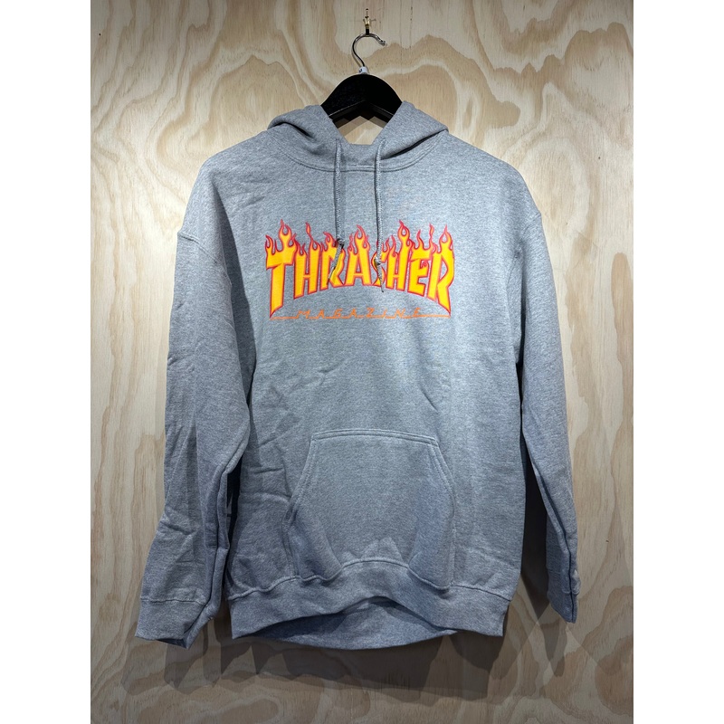 Thrasher FLAME – HOODIE – GREY S