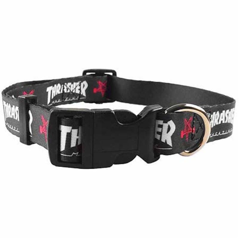 Thrasher Magazine Dog Collar Black 1″